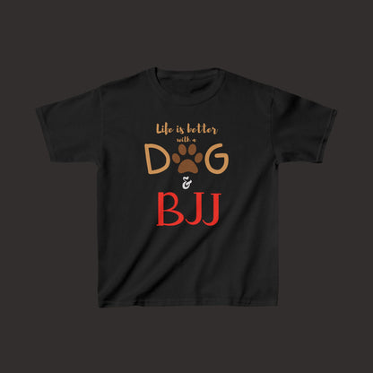 Kids BJJ Dog T-Shirt