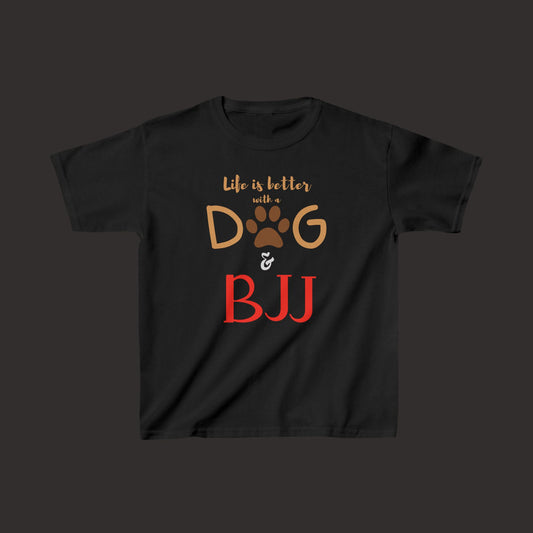 Kids BJJ Dog T-Shirt