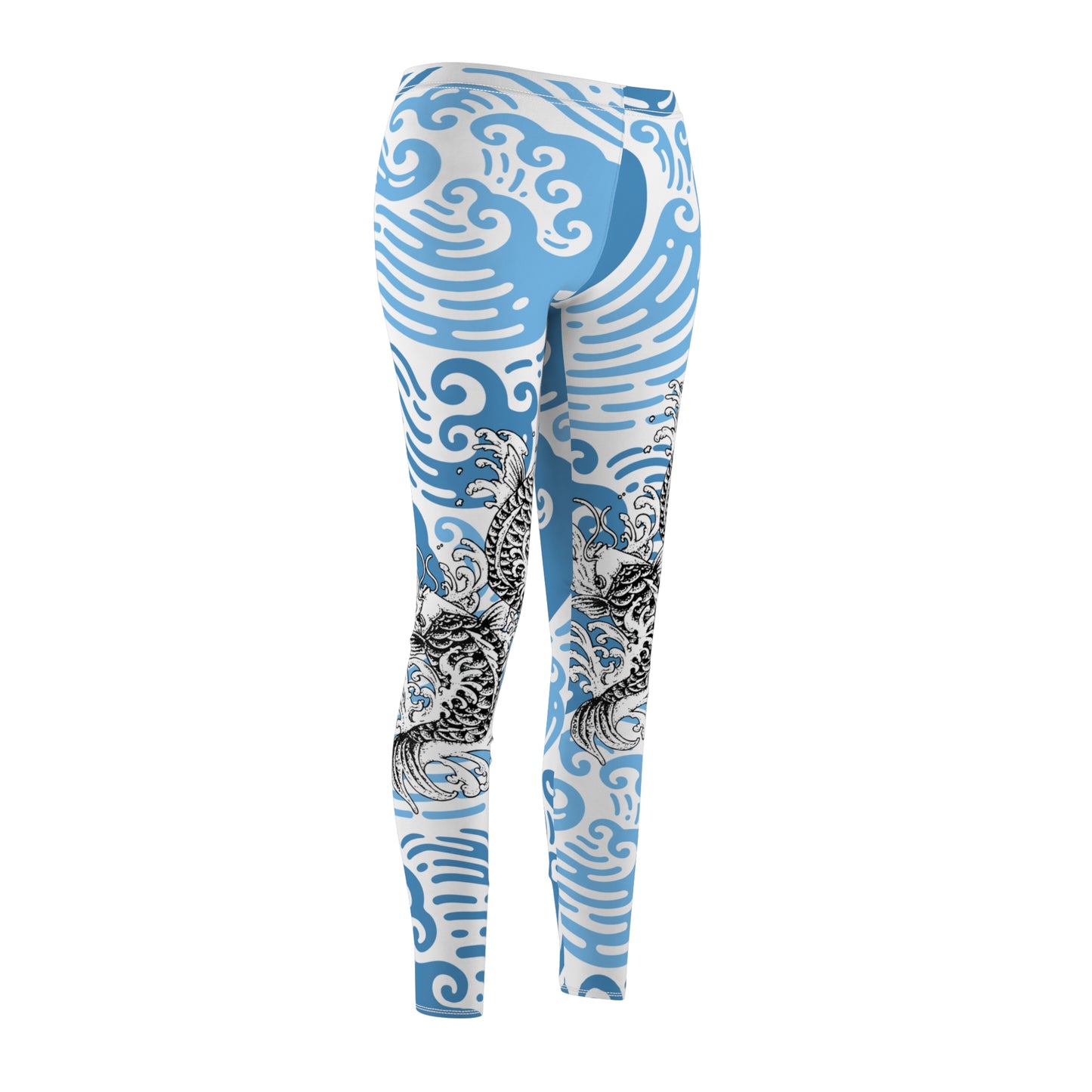 Japanese Pattern High-Waisted Leggings