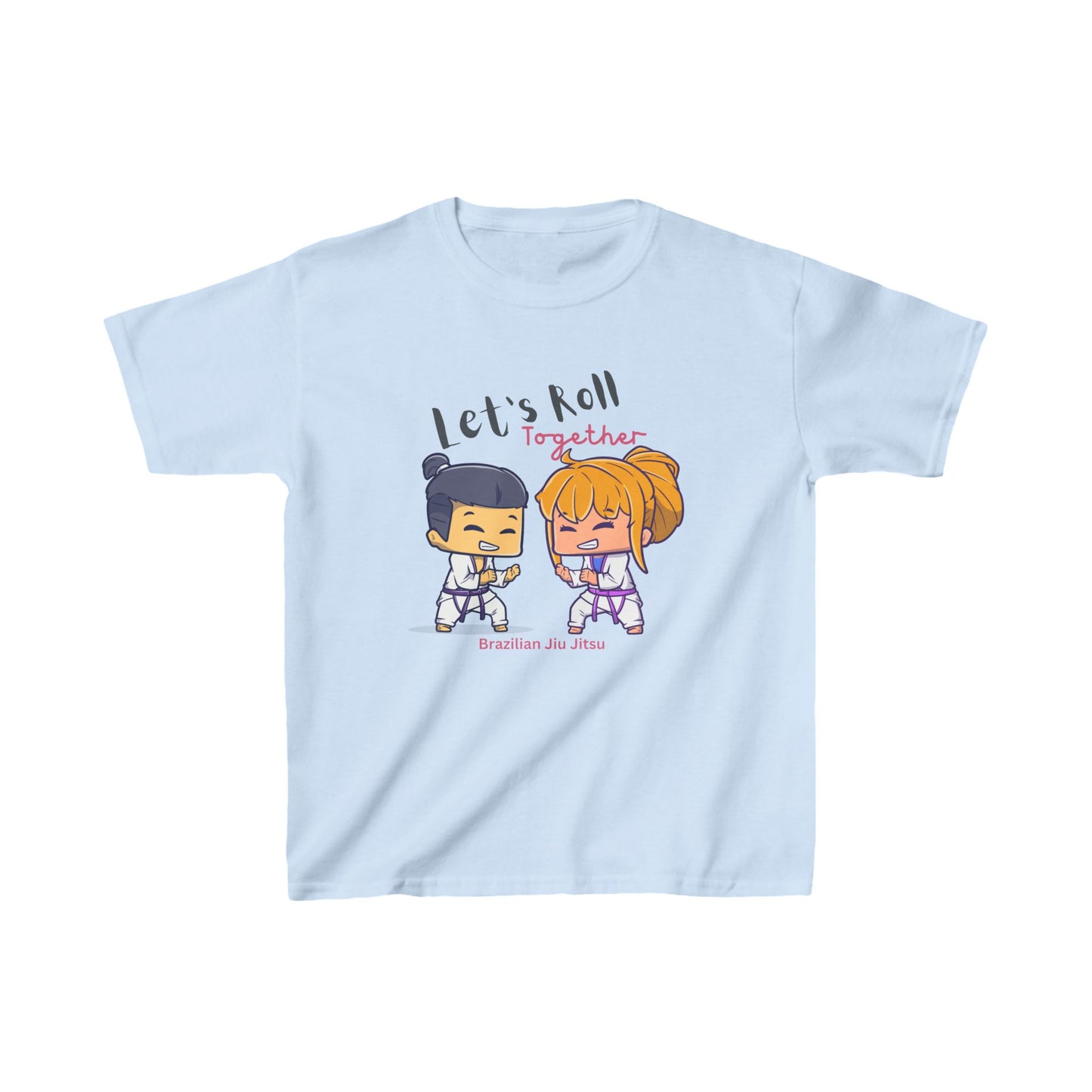 BJJ Kids T-Shirt | Cute kids Brazilian Jiu-Jitsu Tee | Fun Martial Arts Gift for Boys & Girls | Youth Grappling Apparel