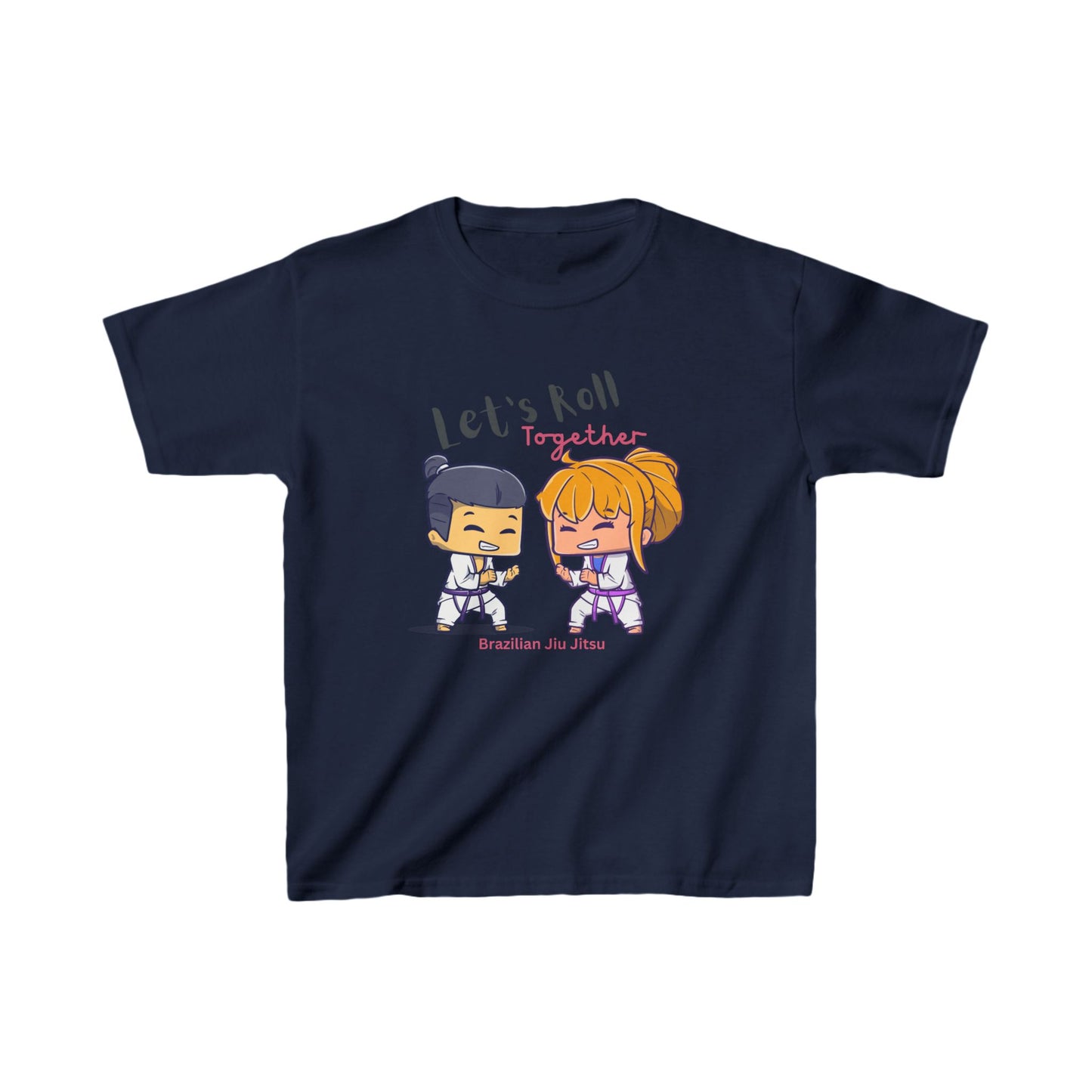 BJJ Kids T-Shirt | Cute kids Brazilian Jiu-Jitsu Tee | Fun Martial Arts Gift for Boys & Girls | Youth Grappling Apparel