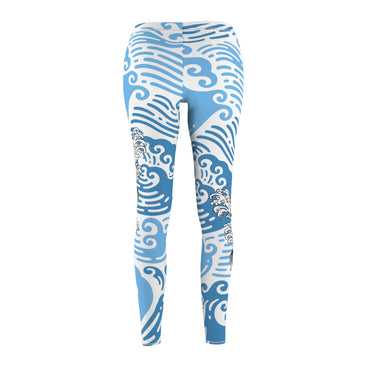 Japanese Pattern High-Waisted Leggings