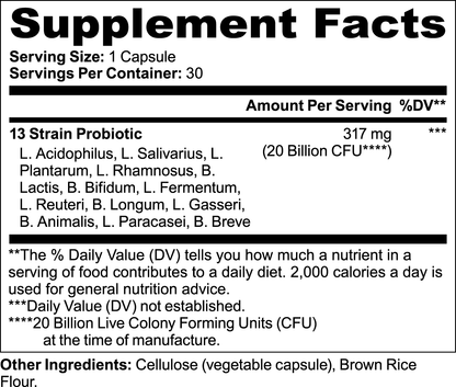 BiomeFuel - Probiotic 20 Billion