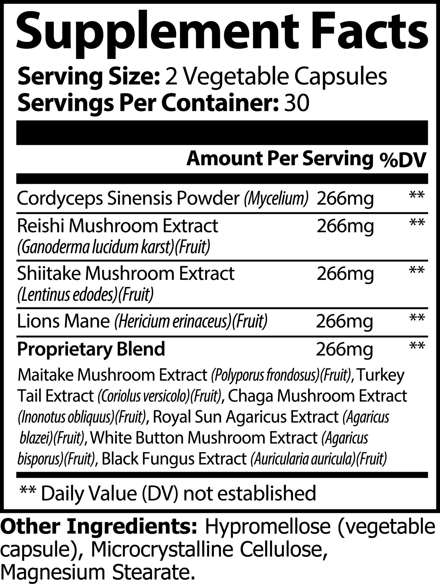 RollShroom Boost - Mushroom Complex 10 X