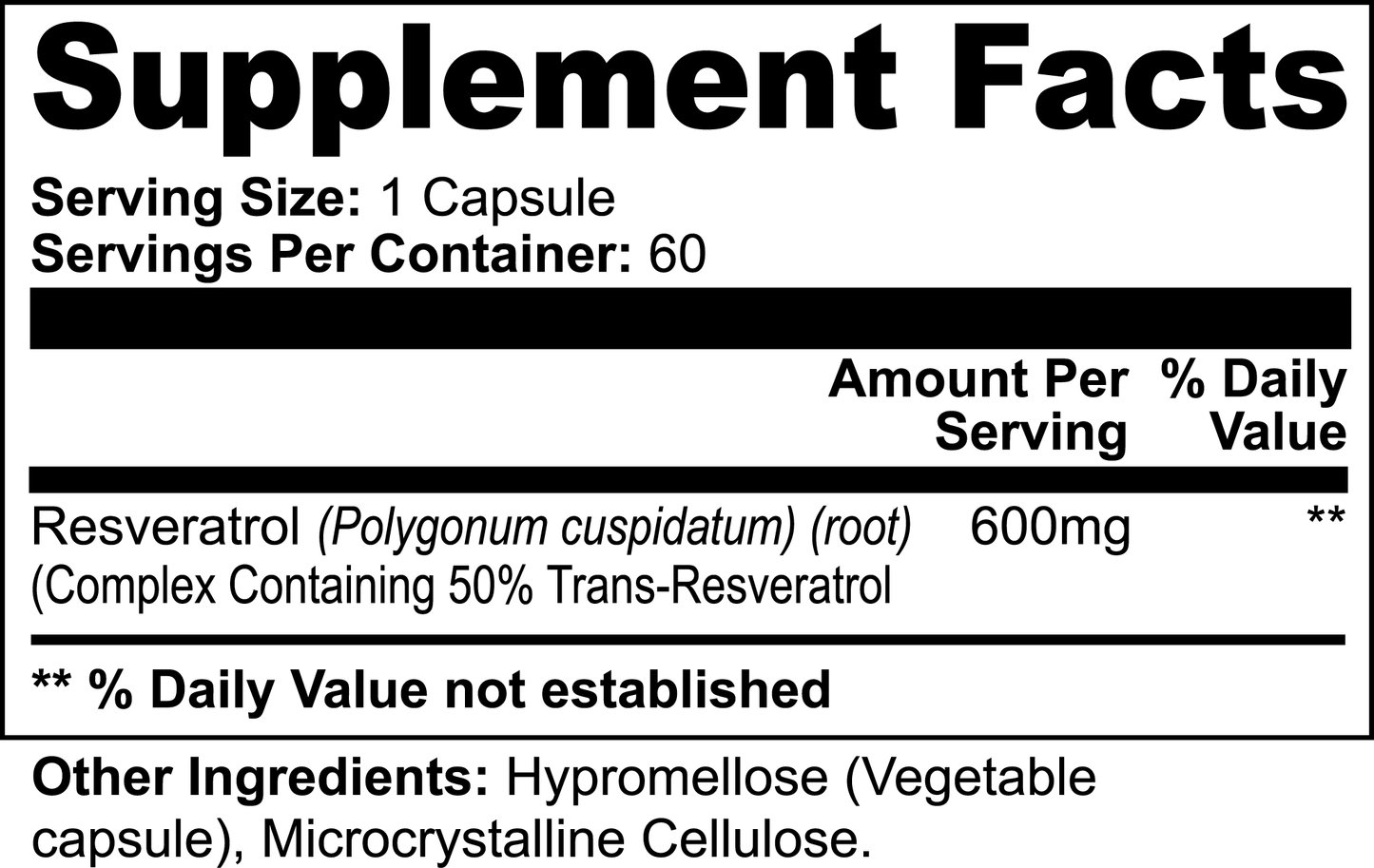 RollVera Boost - Resveratrol 50% 600mg