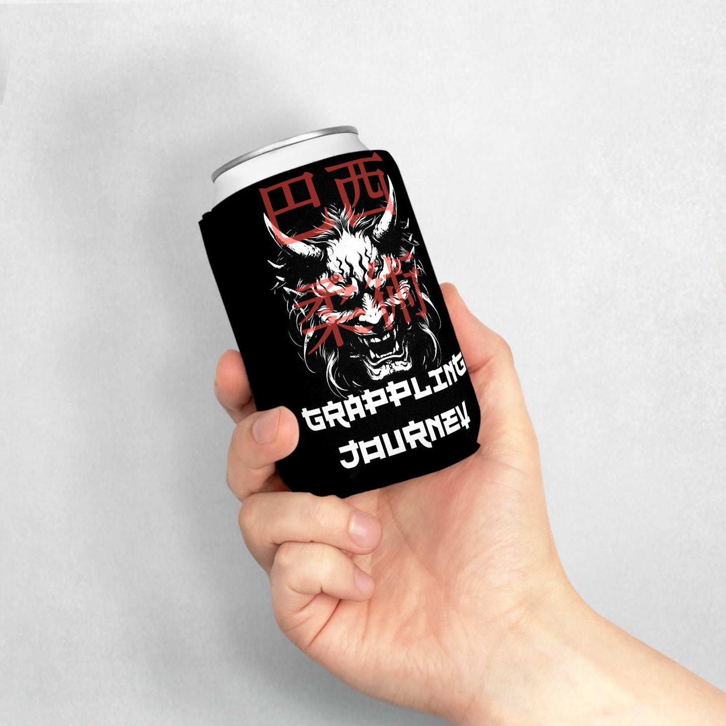 Japanese & BJJ Themed Can Cooler Sleeve