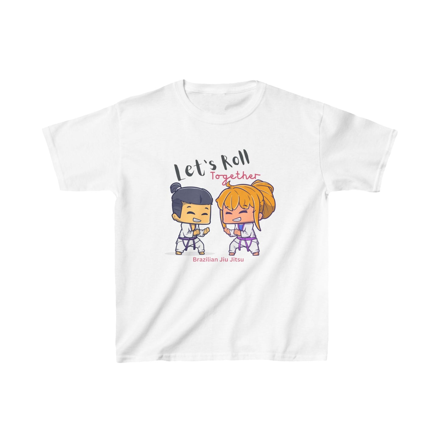 BJJ Kids T-Shirt | Cute kids Brazilian Jiu-Jitsu Tee | Fun Martial Arts Gift for Boys & Girls | Youth Grappling Apparel