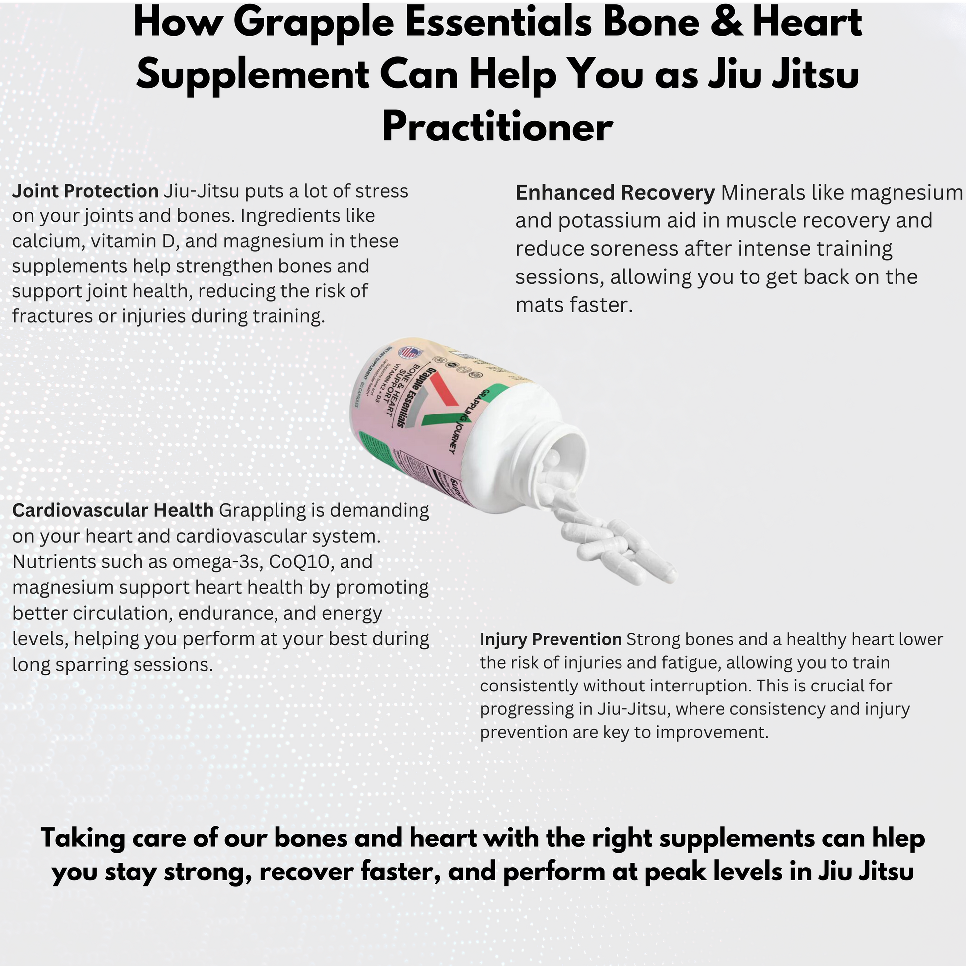 BJJ Athletes bone and heart support